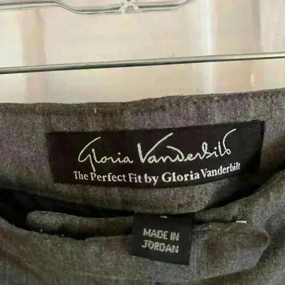 gloria vanderbilt the perfect fit pants Trousers Size 16 Flare Work Wear - Picture 2 of 5